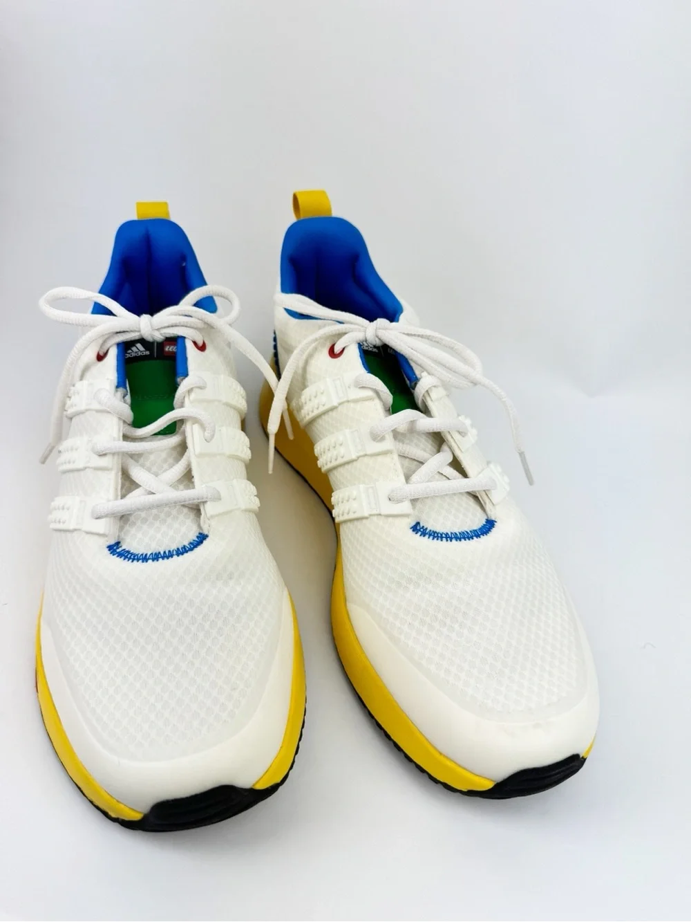 LEGO x adidas Racer TR21 sneakers White Yellow Blue Green and Red GW3680